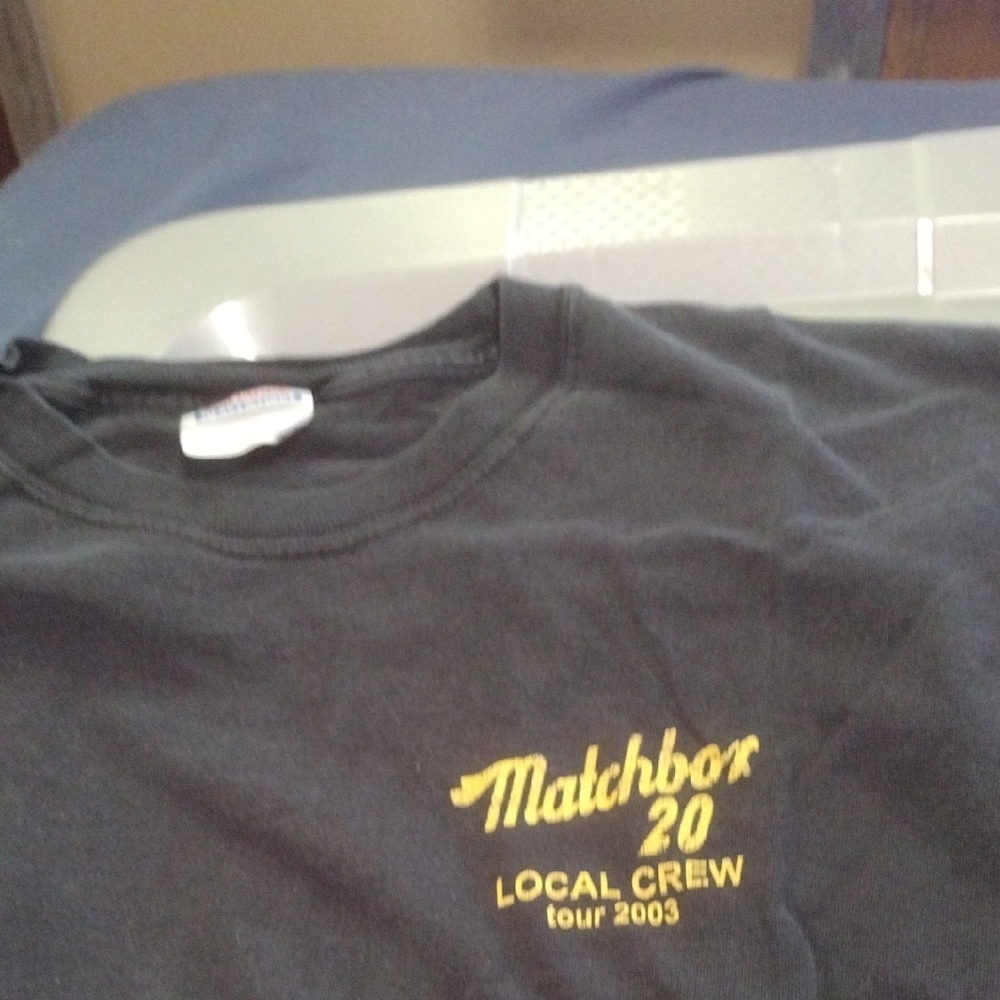Vintage Matchbox 20 2003 Tour Local Crew T-shirt XL